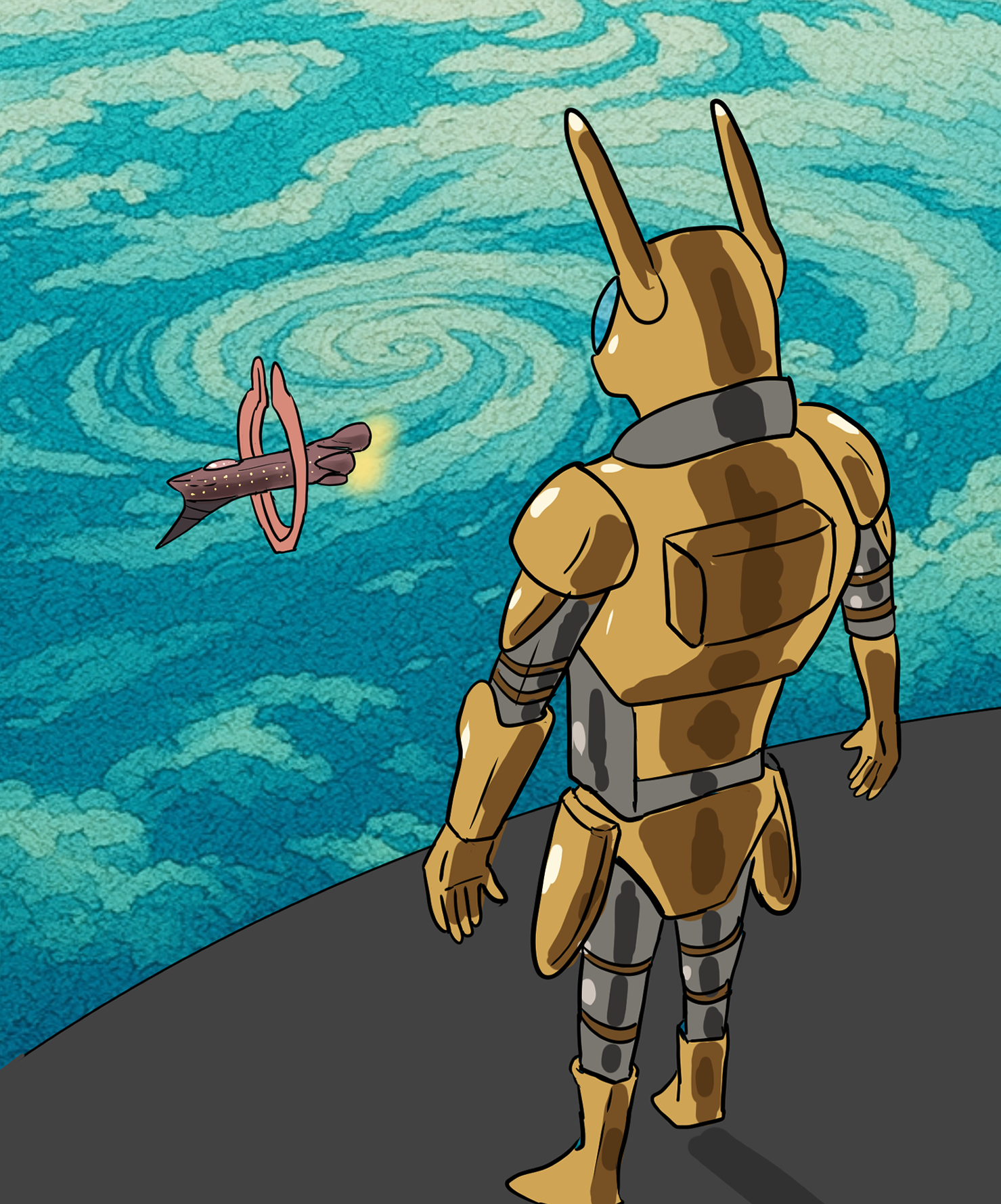 Yawo Athletoons Sticker • Sci-Fi Anime Character Vinyl Decal